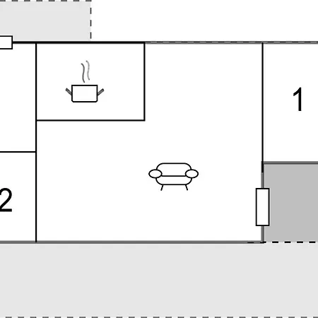 Дом отдыха Stunning In With Kitchen Vejby